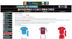 Desktop Screenshot of colours-of-football.com